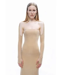 Nocturne Women's Maxi Dress with Glove Accessory