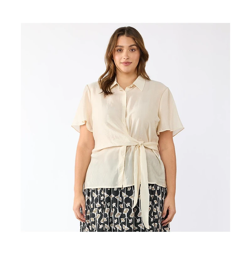 Estelle Sandstorm Wrap Shirt