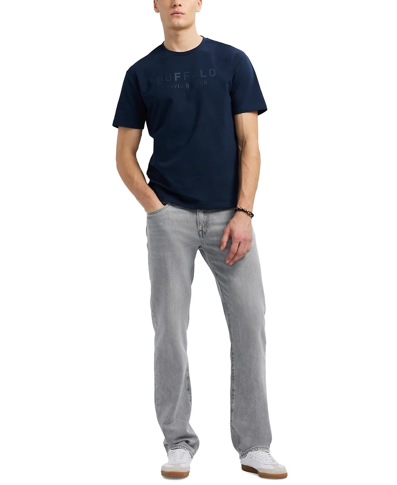 Men's Tomba Short Sleeve Crewneck Raised Logo Graphic T-Shirt