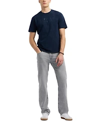 Men's Tomba Short Sleeve Crewneck Raised Logo Graphic T-Shirt