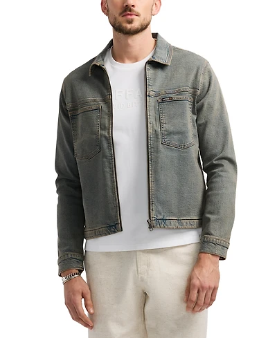 Men's Jett Zip-Front Denim Jacket