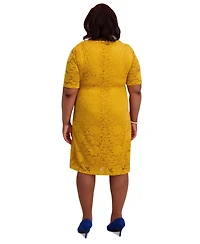 Kasper Women's Lace-Sleeve Sheath Dress, Regular & Plus Sizes