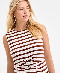 On 34th Women's Knot-Front Knit Midi Dress
