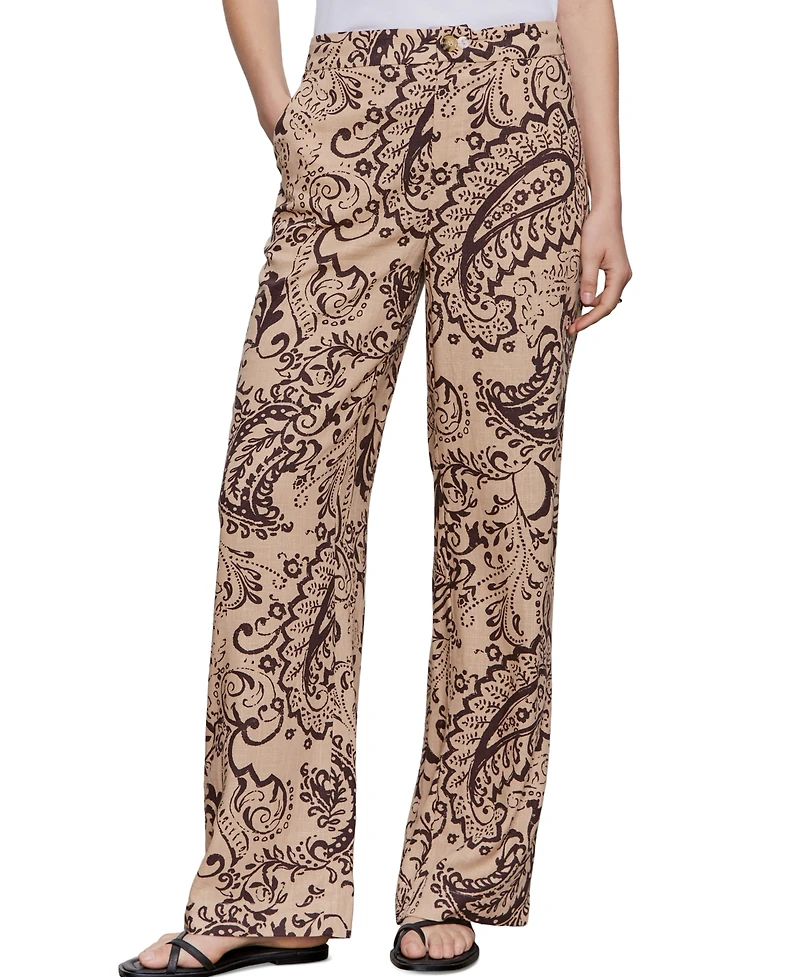 Sanctuary Women's The Soft Printed Wide-Leg Trousers