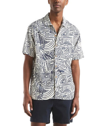 Beach Boys x Nautica Men's Printed Camp Shirt