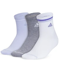 adidas Women's 3-Pk. Cushioned Sport 2.0 High Quarter Socks 5159153A