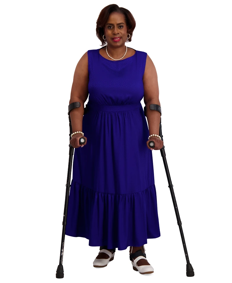Kasper Women's Tiered Midi Dress, Regular & Plus Sizes