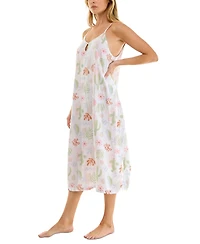 Roudelain Women's Printed Spaghetti-Strap Sleep Dress