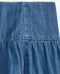 On 34th Women's Denim Bubble-Hem Mini Skirt, Exclusively at Macy's