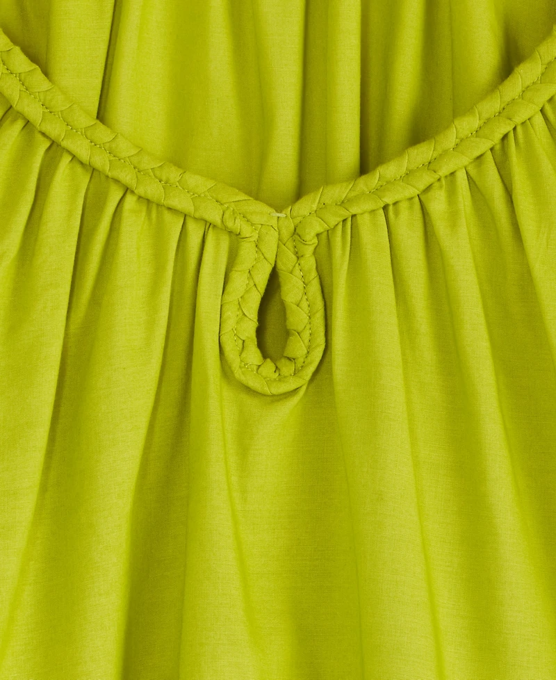 On 34th Women's Elbow Sleeve Braided-Trim Top, Exclusively at Macy's