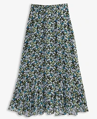On 34th Women's Floral Tiered Midi Skirt, Exclusively at Macy's
