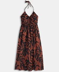 On 34th Women's Braided-Trim Halter Maxi Dress, Exclusively at Macy's