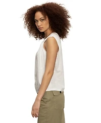 Sanctuary Women's So Twisted Asymmetric Muscle T-Shirt