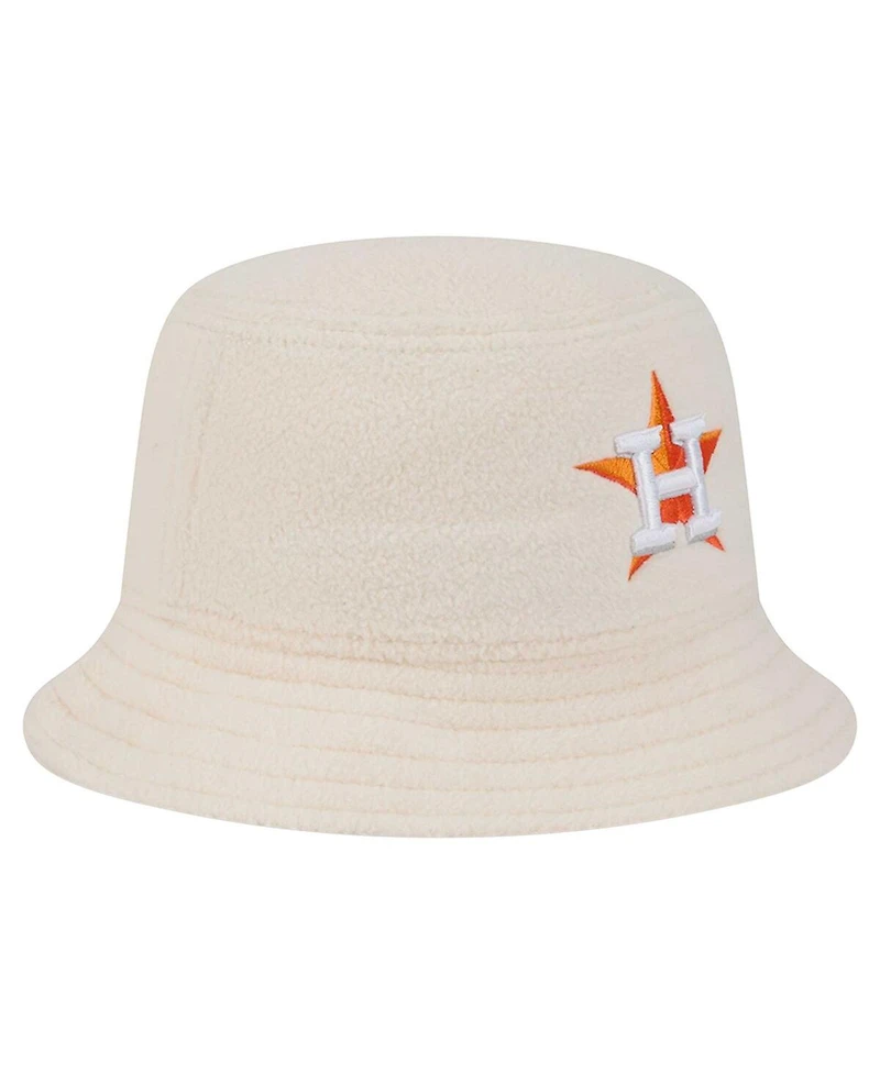 New Era Women's White Houston Astros Chrome Cozy Bucket Hat