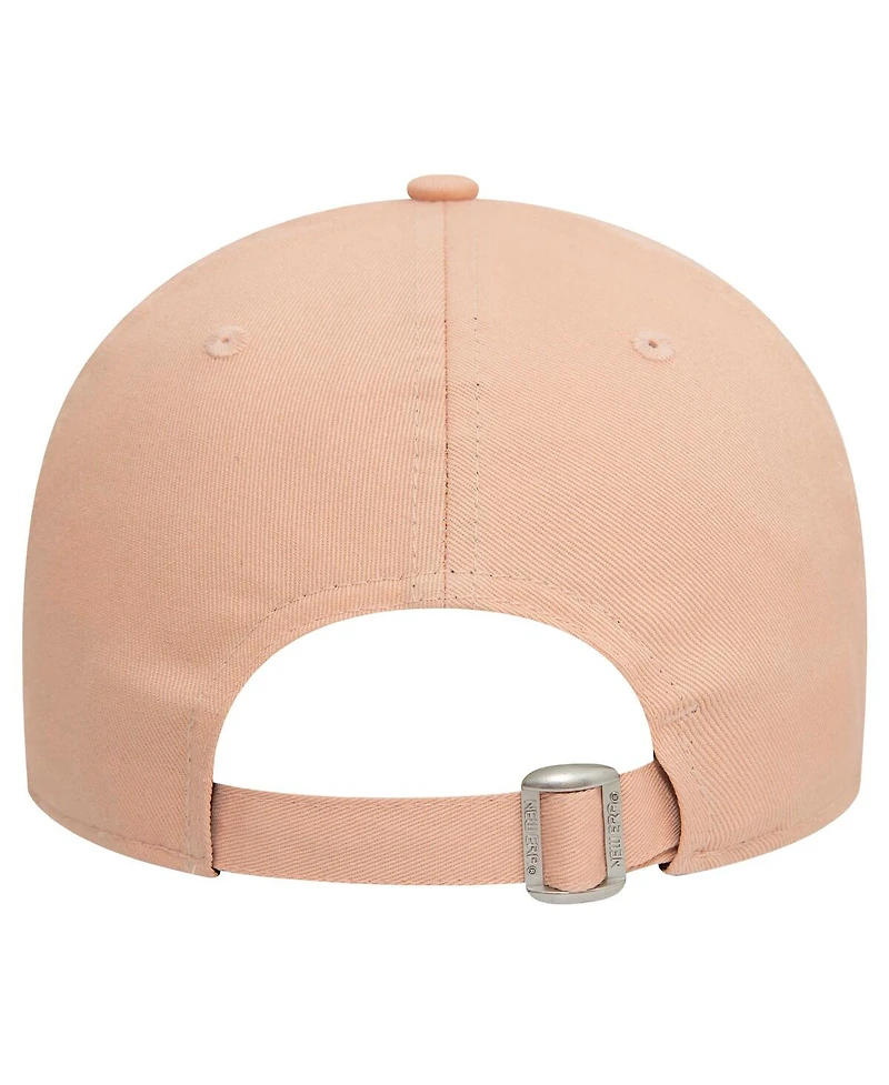New Era Women's Pink As Roma Wordmark 9FORTY Adjustable Hat