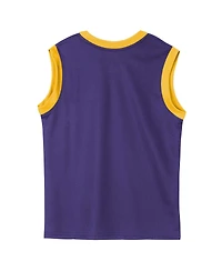 Nike Preschool 2-Piece Purple Los Angeles Lakers Mesh Tank Top and Shorts Set