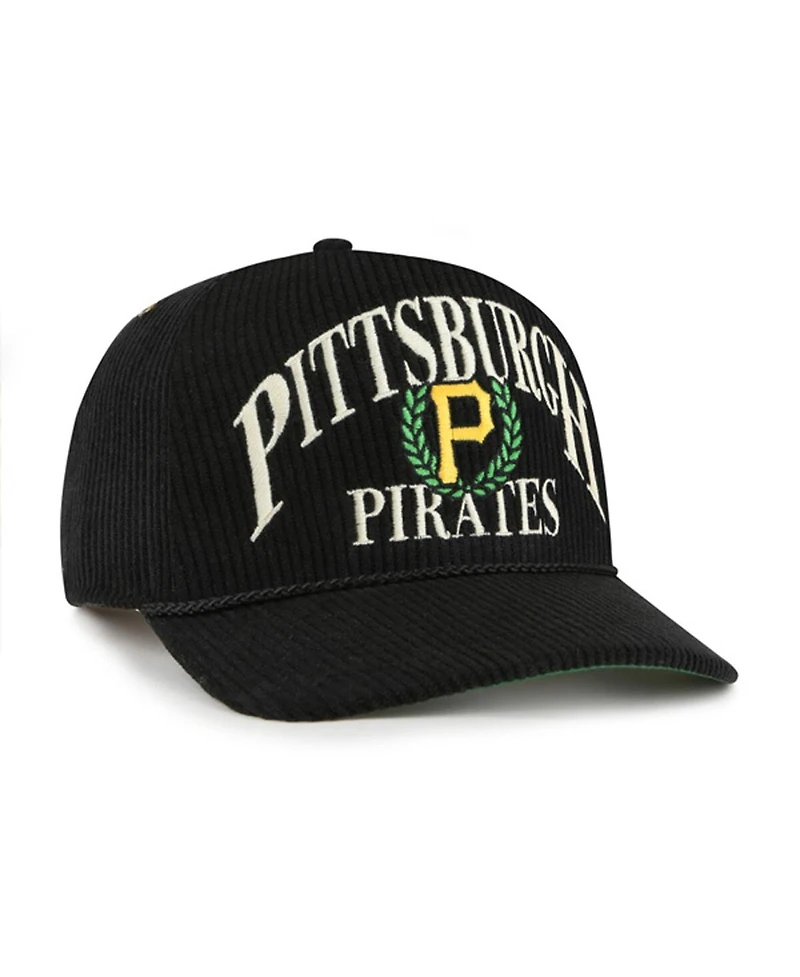 '47 Brand Men's Black Pittsburgh Pirates Pitchout Rope Hitch Adjustable Hat