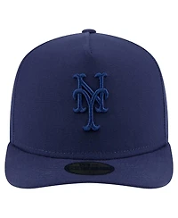 New Era Men's Navy New York Mets Color Pack A-Frame 59FIFTY Fitted Hat