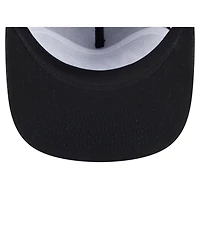 New Era Men's Black Brooklyn Nets Team Text Golfer Snapback Hat