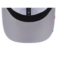 New Era Men's Light Blue/Gray Golden State Warriors Adventure Aloha Pattern 9SEVENTY Stretch Snap Hat