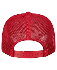 New Era Men's Scarlet San Francisco 49ers Main Trucker 9SEVENTY Stretch Snap Hat