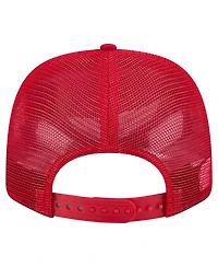 New Era Men's Scarlet Ohio State Buckeyes Primary 9SEVENTY Trucker Stretch-Snap Hat