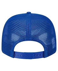 New Era Men's Royal Denver Broncos Main Trucker 9SEVENTY Stretch Snap Hat