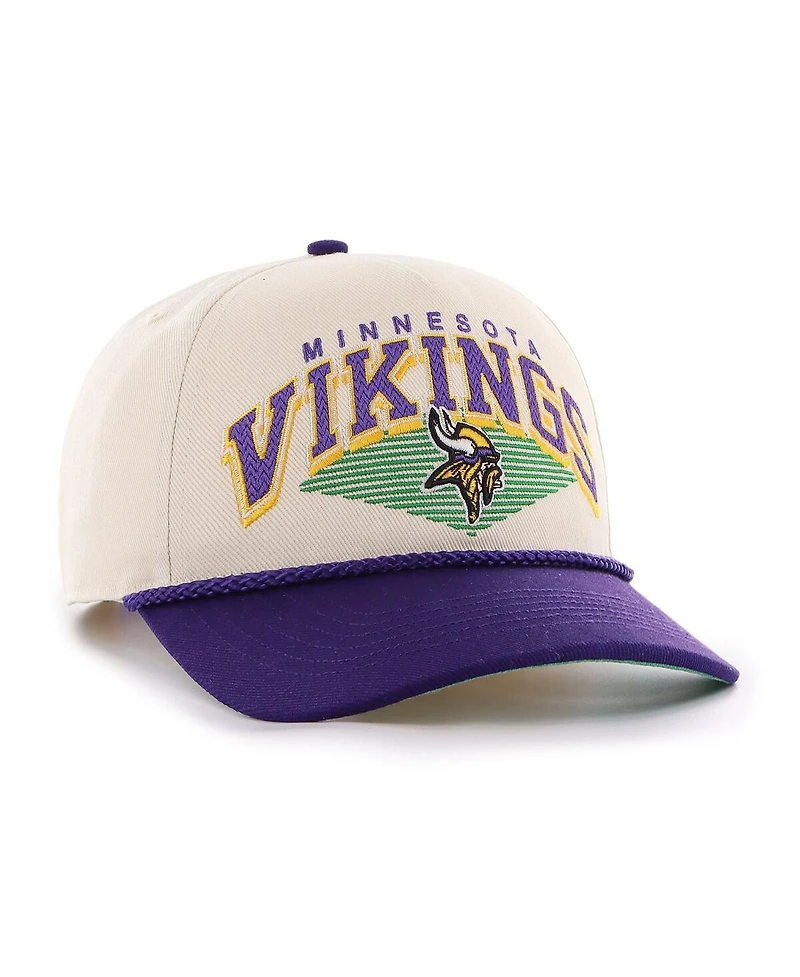'47 Brand Men's Cream Minnesota Vikings Pomona Rope Adjustable Hitch Hat