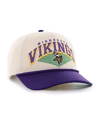 '47 Brand Men's Cream Minnesota Vikings Pomona Rope Adjustable Hitch Hat