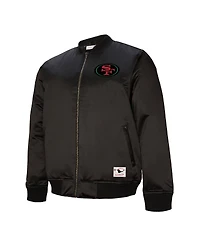 Mitchell & Ness Men's and Women's Black San Francisco 49ers Excellence Collection Icon Full-Zip Jacket