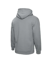 Mitchell & Ness Men's Heather Gray Lsu Tigers Classic Arch Pullover Hoodie