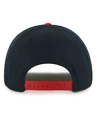 '47 Brand Men's Black/Red Chicago Bulls Drop Shadow Rope Hitch Adjustable Hat