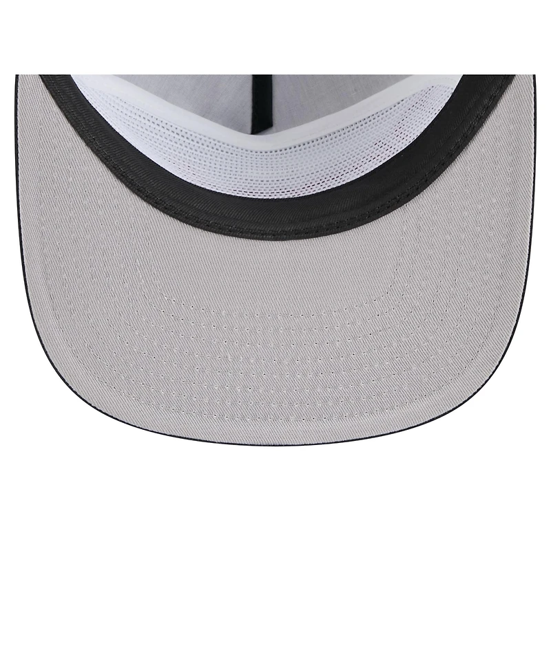 New Era Men's Black Arizona Diamondbacks Retro Satin Script Golfer Adjustable Hat