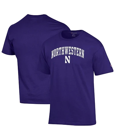 Champion Men's Purple Northwestern Wildcats Arch Over Logo T-Shirt