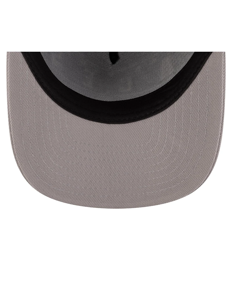 New Era Men's and Women's Black/Silver Las Vegas Aces 2025 Wnba Draft A-Frame 9FIFTY Snapback Hat