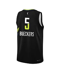 Nike Big Boys and Girls Paige Bueckers Black Dallas Wings 2025 Wnba Draft Rebel Edition Victory Player Jersey