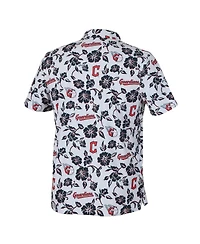 Reyn Spooner Men's White Cleveland Guardians Pua Performance Polo Shirt
