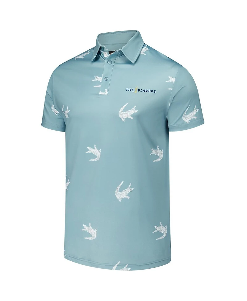 Flomotion Men's Light Blue The Players Gator Polo Shirt