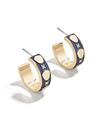 Wear By Erin Andrews x BaubleBar Milwaukee Brewers Enamel Hoop Earrings