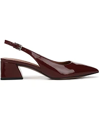 Franco Sarto Women's Racer Pointed Toe Block Heel Slingback Pumps