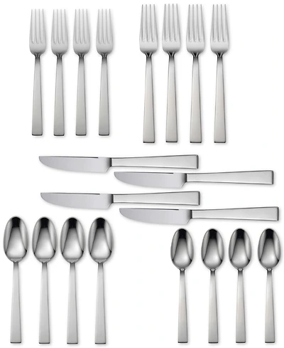 Oneida 18/10 Stainless Steel 20-Pc. Aero Flatware Set, Service for 4