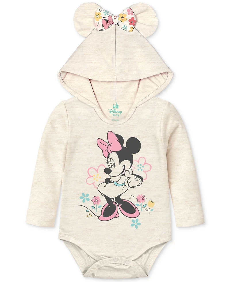 Disney Baby Girls 3-Pc. Minnie Mouse Bodysuits & Joggers Set