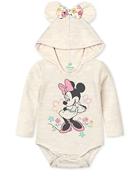 Disney Baby Girls 3-Pc. Minnie Mouse Bodysuits & Joggers Set