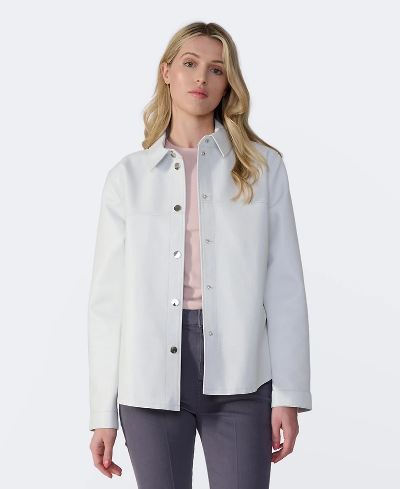 Furniq Uk Women's Leather Jacket, Created for Macy's