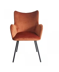 Velvet and Modern Dining Chair for Stylish Kitchen or Dining Room Seating