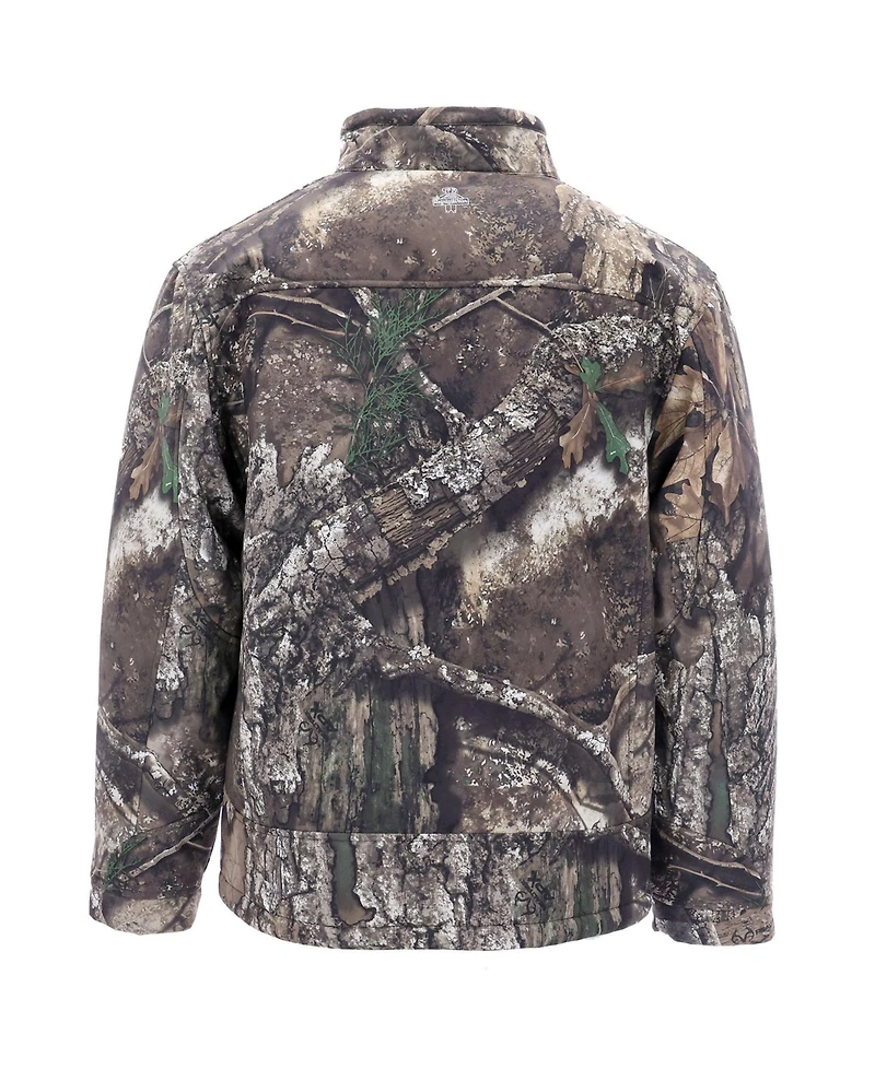 RefrigiWear Men's Realtree Apx Camo Insulated Softshell Jacket