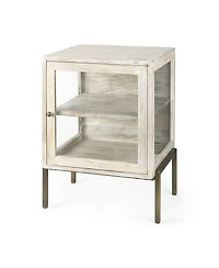 Solid Wood Square End Table for Living Room or Bedroom