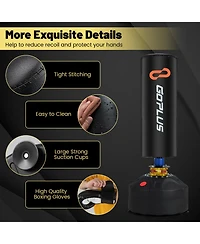 Freestanding Punching Bag Kickboxing Bag with Stand and Suction Cup Base