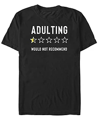 Fifth Sun Men's Adulting Ratings Short Sleeve T-Shirt