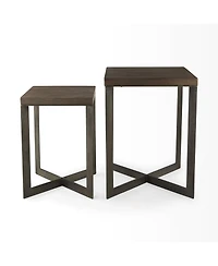 Traditional Solid Wood Square End Table – Timeless Accent Piece
